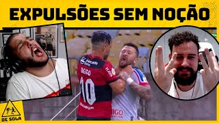 CERTEZAS E BELTRÃO REAGEM AS EXPULSÕES MAIS INFANTISBURRAS DO FUTEBOL BRASILEIRO [upl. by Daniyal]