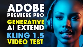 How to Use Generative Extend in Premiere Pro powered by Adobe Firefly  KLING 15 Video TEST [upl. by Enaira]