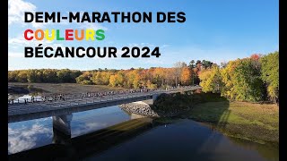 Demi Marathon des couleurs  Bécancour  2024 [upl. by Lehcor]