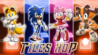 Sonic X Coffin Dance  Tails Eonic Amy Rose Stick The Badger  TILES Hop Sonic [upl. by Eveleen787]