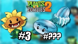 Top 10 FREE PLANTS in Plants vs Zombies 2  Best WorldUnlocked Plants [upl. by Anirok]