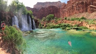 Havasupai Cliff Jumping 2015 [upl. by Assertal]