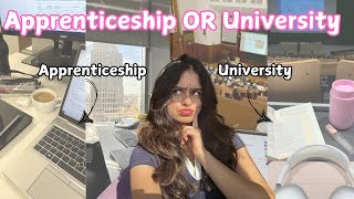 5 reasons why i chose to do an apprenticeship instead of going to university finances  experience [upl. by Aytac963]