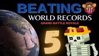 BEATING 5 WORLD RECORDS 🥇 Grand Battle Royale [upl. by Aisetra]