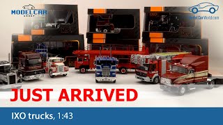 IXO  143 Just arrived Trucks  New trucks and heavy utility vehicles available now [upl. by Rekrap641]