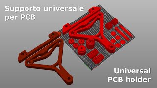 Supporto universale per circuiti stampati  Universal PCB holder [upl. by Joacimah]