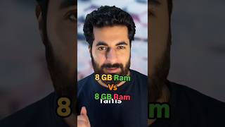 8gb ram vs 8gb ram tech technology mobile pc ezsnippet shorts [upl. by Gelhar]