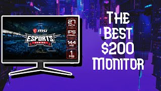 The Sweetspot 200 Gaming Monitor  MSI Optix G271 [upl. by Arty]