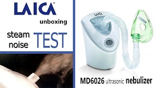 Unboxing testing Laica MD6026 silent ultrasonic nebuliser [upl. by Aneleh113]