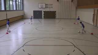 Fussballtraining Quandro  Ballkontrolle  Technik [upl. by Tireb]