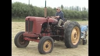 Haymaking with David Brown 950 amp Lister tedder July 2004 [upl. by Inamik]