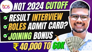 TCS NQT Cut Off Leaked Results Interview dates  IMPORTANT UPDATES  Again EXAM  Bonus 40K to 60K [upl. by Llemij]