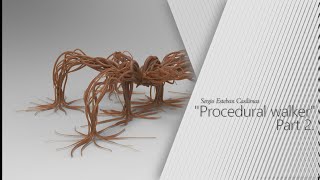 Houdini Procedural animation tutorial  Precedural walker Part2 [upl. by Asilrac]