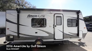 2016 AmeriLite 188RB by Gulf Stream Walkaround  OptimumRVcom [upl. by Asselem694]