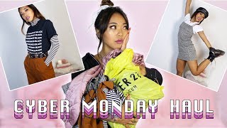 AFFORDABLE CYBER MONDAY FOREVER 21 TRY ON HAUL  Fashion  Nava Rose [upl. by Belloir]