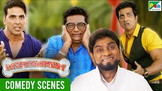 Akshay Kumar  Johnny Lever  Back To Back Comedy Scenes  Entertainment  Sonu Sood Tamannaah [upl. by Vidda]