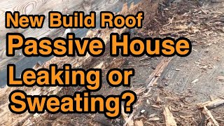 New Build Passive House Roof Leaking or Sweating [upl. by Asen445]