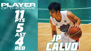 JP CALVO  PLAYER OF THE GAME 11 PTS 5 AST 4 REB vs VALENZUELA CLASSIC  MPBL REGULAR SEASON 2024 [upl. by Landis128]