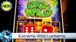 Extreme Wild Lanterns Slot Machine Dice Wild Feature [upl. by Atinrahc]