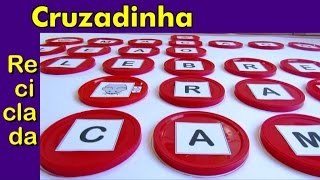 CRUZADINHA RECICLADA  Formação de Palavras [upl. by Peltier713]