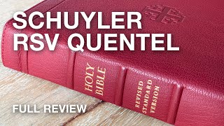 Schuyler RSV Quentel with Apocrypha – Full Bible Review [upl. by Tom]