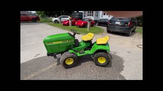 John Deere Articulated Lawn Tractor [upl. by Aisercal64]