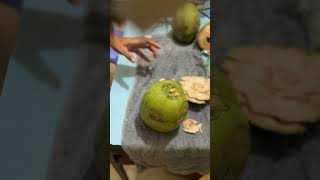 Cutting coco is difficult coconut asmr trending asianfruit shorts [upl. by Morrie586]