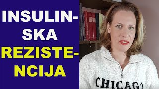 INSULINSKA REZISTENCIJA otpornost na insulin predijabetesdr Bojana Mandić [upl. by Enimrej385]