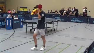 S 2 Matsuyama Japan vs Schweiger 20240825 Passau vs Windsbach DTTB Pokalv Table Tennis Stativ [upl. by Edmon406]