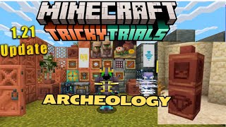 Minecraft Archeology minecraft minecraftarchitecture redstonecreations minecraftpe [upl. by Odnama474]