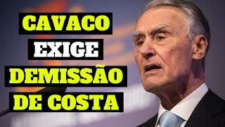 CAVACO SILVA EXIGE DEMISSÃO DE ANTÓNIO COSTA [upl. by Skillern]