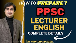 PPSC Lecturer English Preparation  English Lecturer Syllabus Paper Pattern amp Important Books [upl. by Daniella922]