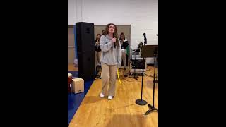 singing for funsies at school hope you enjoy 🩷 singer singing adele idol cover coversong [upl. by Eillehs141]