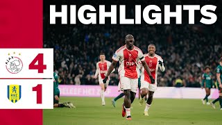 Three points at home ⚪🔴⚪️  Highlights Ajax  RKC  Eredivisie [upl. by Letsou]