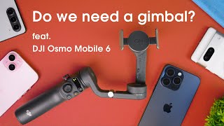 DJI Osmo Mobile 6  iPhone 15 Pro – Do we still need gimbals [upl. by Enelyt841]