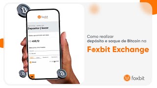 Quer aprender de maneira Simples a Sacar e Depositar Bitcoin no aplicativo da Foxbit [upl. by Kciv517]