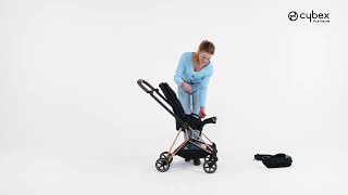 How to Attach the Seat Pack I MIOS Stroller I CYBEX [upl. by Haropizt]