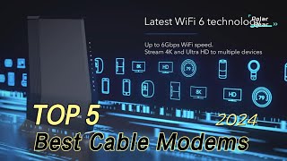 TOP 5 Best Cable Modems 2024 [upl. by Etireugram]