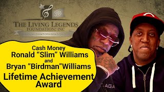 Cash Money – Ronald “Slim” Williams and Bryan “Birdman”Williams  Lifetime Achievement Award [upl. by Trebo]