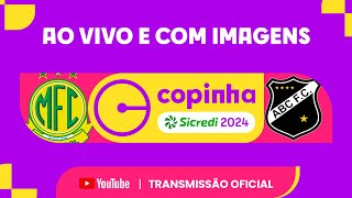 JOGO COMPLETO MIRASSOL X ABC RN  PRIMEIRA FASE  COPINHA SICREDI 2024 [upl. by Cathee]