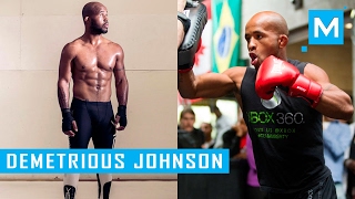 Demetrious Johnson Strength and Conditioning Workouts  Muscle Madness [upl. by Allenod517]