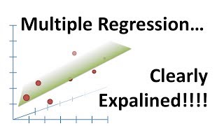 Multiple Regression Clearly Explained [upl. by Kcirej]