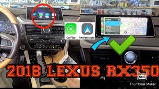 2018 LEXUS RX350 beatsonic Apple Carplay Android auto module installation How to remove radio [upl. by Onivla]