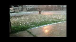 Hail Storm 3182013 Jackson MS [upl. by Bruell]