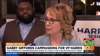 Gabby Giffords campaigns for Kamala Harris [upl. by Annahsor672]