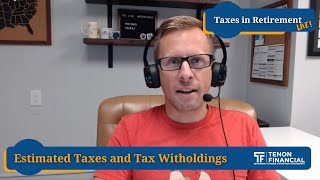 Estimated Taxes Tax Withholdings and Underpayment Penalties Facebook Live September 8 2021 [upl. by Kreiker323]