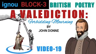 A VALEDICTION forbidding mourning by JHON DONNE [upl. by Brink]