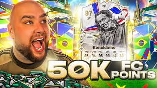 50K FC Points Decide My Team w 98 GREATS OF THE GAME RONALDINHO [upl. by Lamhaj]