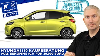 Neuwagen bis 20000 Euro 2024 Hyundai i10  Ausfahrt TV News [upl. by Appleby]