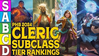 Cleric Subclass Tier Ranking in DampD 2024 [upl. by Bethezel293]